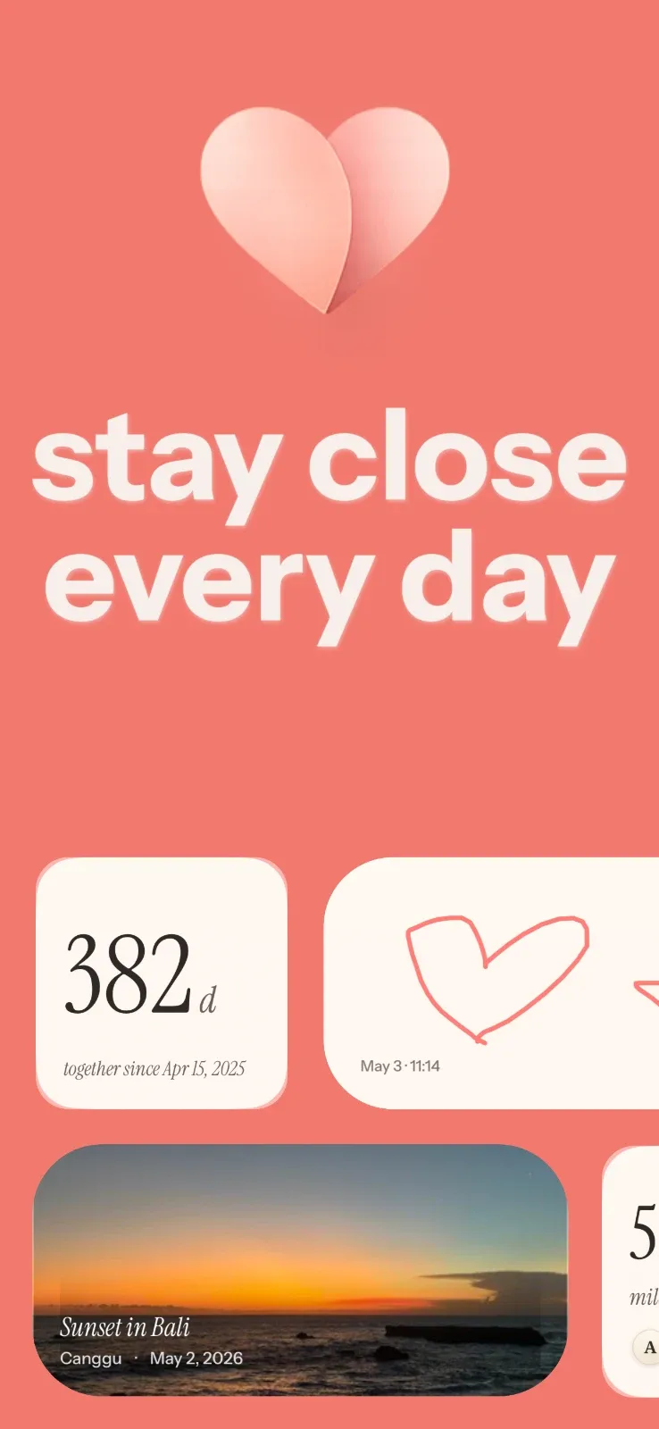 Closer - Couple Widgets screenshot 1