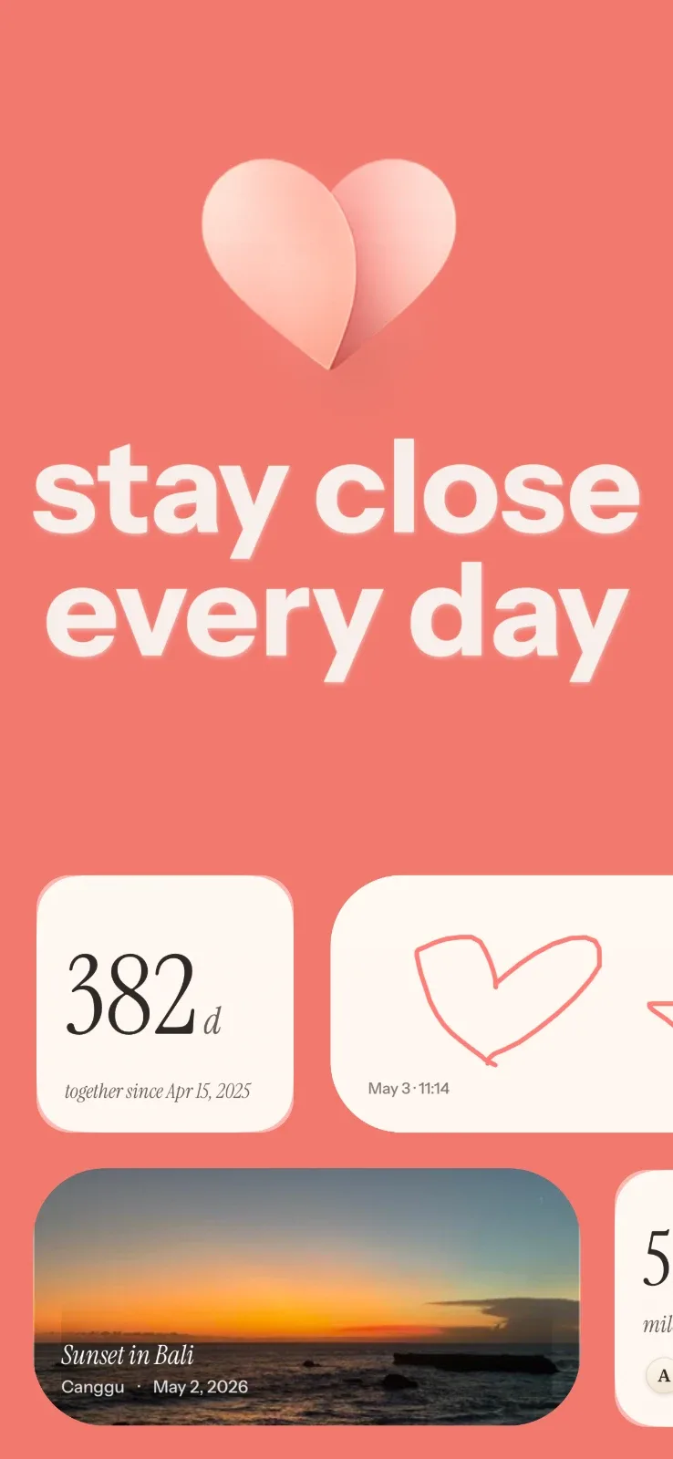 Closer - Couple Widgets screenshot 1