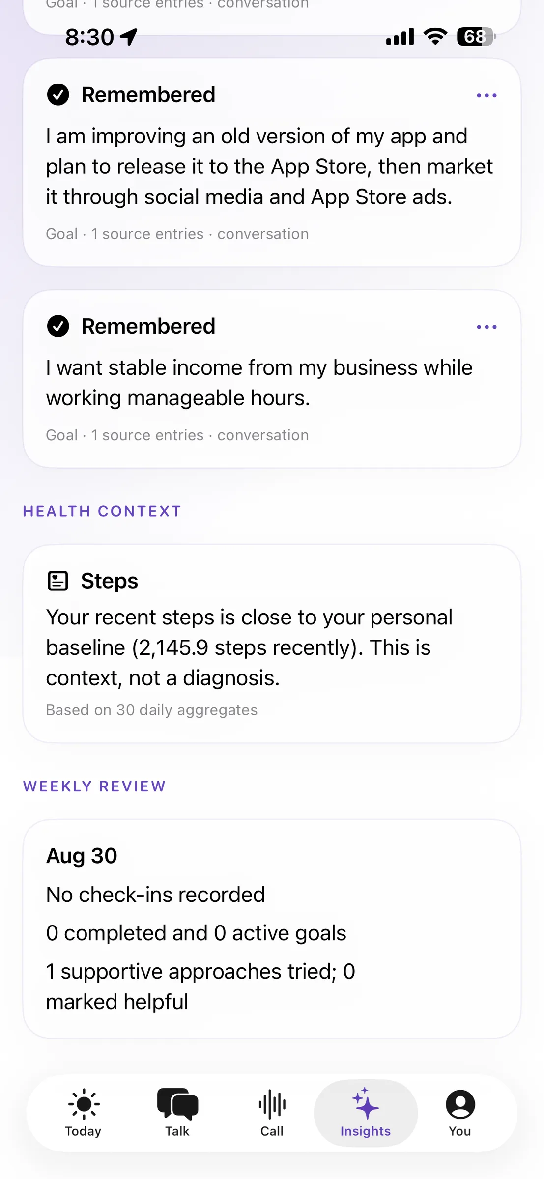 Cara: Mental Health Companion screenshot 4