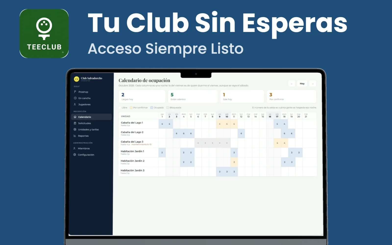 Tee Club App screenshot 1