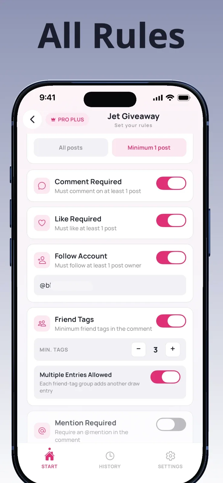 Jet Giveaway Instagram Tool screenshot 3